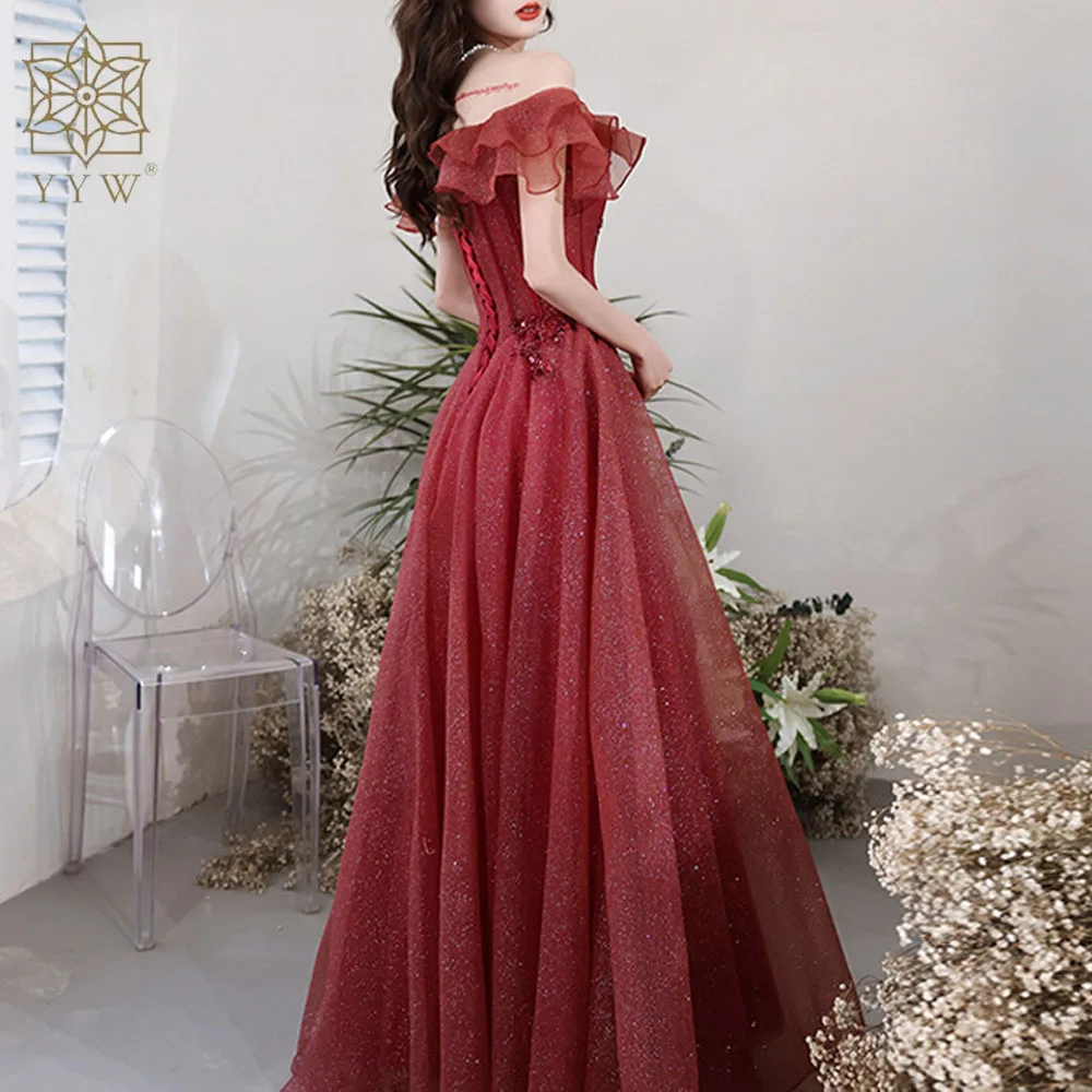 Robe de soirée longue à paillettes A-ligne pour femmes, robes de mariée, robe de Rh, fête formelle, tout ce qui est pour les femmes, mode de luxe éducative