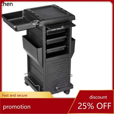 ZML Trolley Hair Salon Storage Cart Perm Dye Oil Treatment Cream Tool Cart