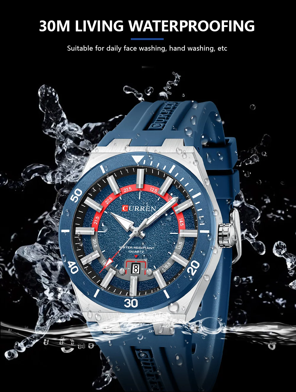 Curren 8491 Sport Men's Analog Quartz Watch