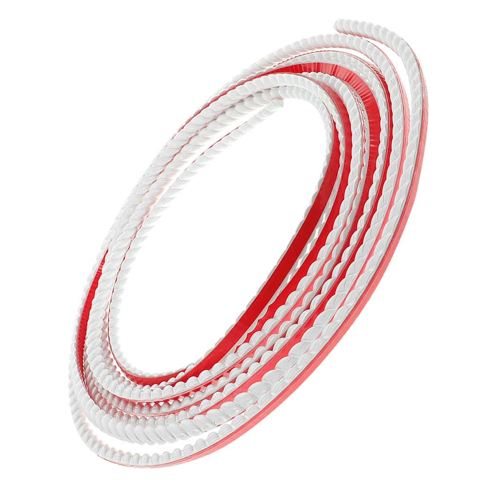 

PVC Soft Molding Trim 5M White Self-adhesive Wall Corner Caulk Strip for Home Decor Walls Door Frames Smooth Surfaces