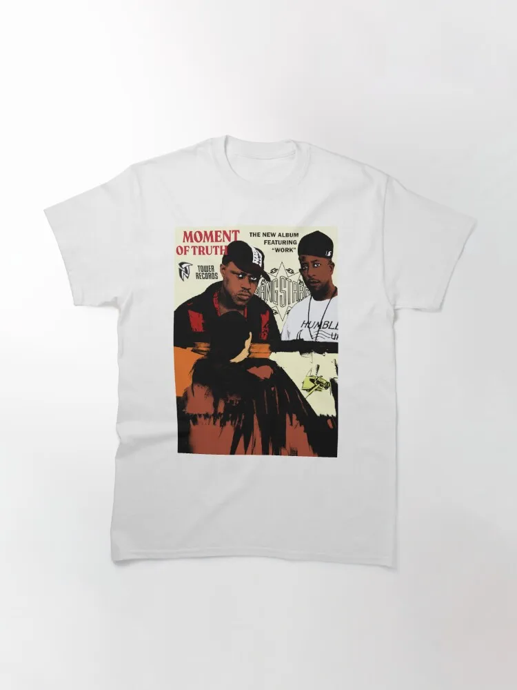 Gangstarr Moment Of Truth Poster Print Classic T-Shirt T-shirts  Male Gifts Tee