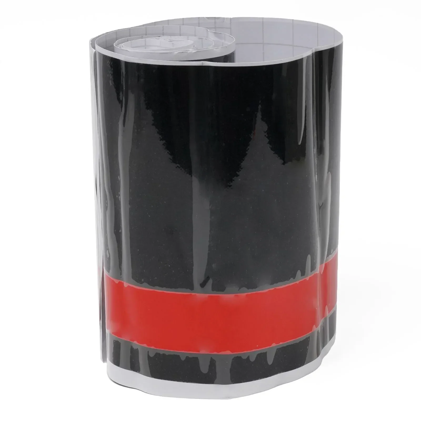 55'' * 7'' Rally Stripes Racing Trim Car Body Front Hood Decal  Matte Black With Red Vinyl Car Sticker Car Styling