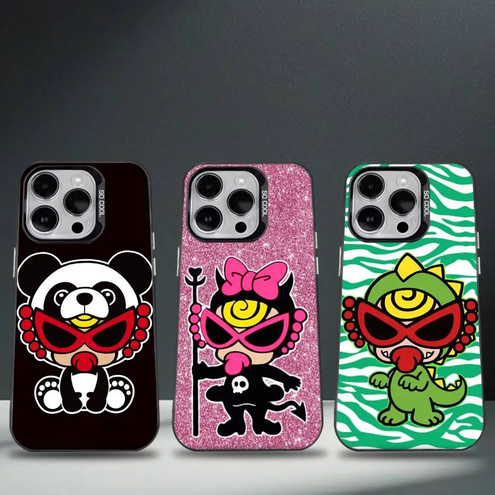 

H-Hysteric M-Mini Phone Case For iPhone 16,15,14,13,12,11,8,7,Pro,Max,Plus,Mini,XS,SE Anti Fall Black Matte Hard