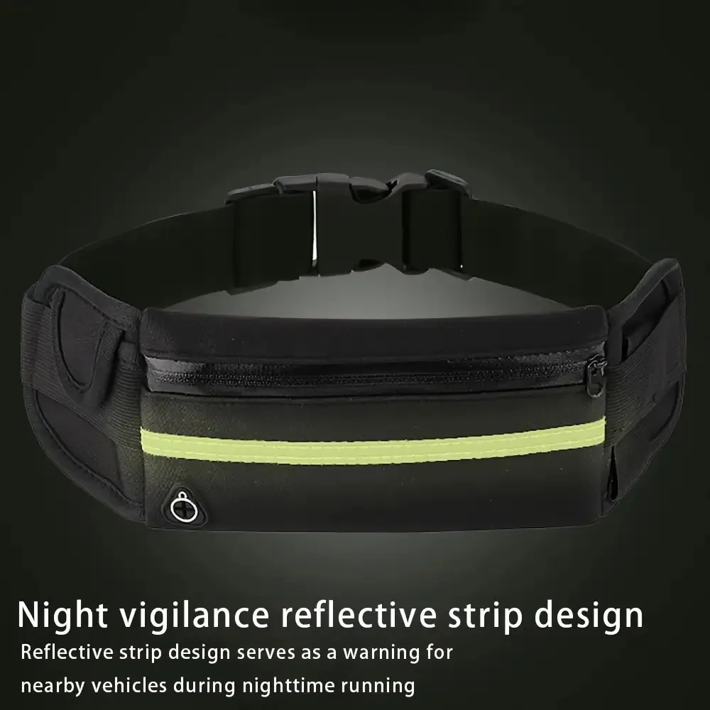 4/2 Pieces Large Capacity Outdoor Sports Waist Bag - Adjustable Shoulder Strap, Multi-Pocket Design, Durable Zipper Closure, Suitable for Running, Cycling, Hiking, and Fitness Equipment, Essential Bicycle Accessory, Se