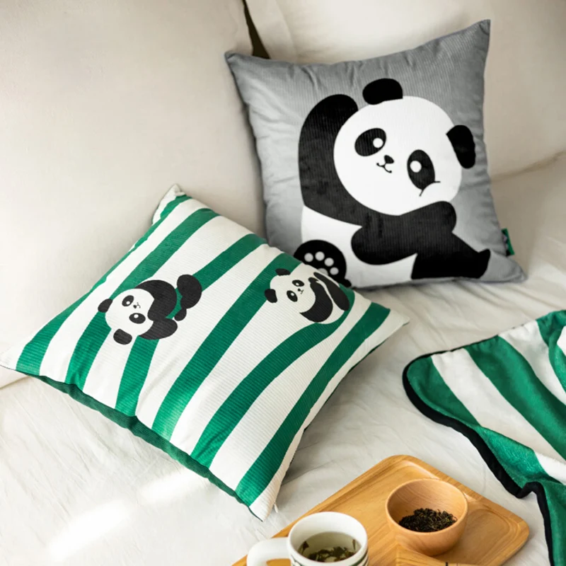 

Panda Pillow Cute Pillows Panda Sofa Cushion Office Cartoon Pillows Home Decor Cushions Almofada Подушка Дакимакура Cojines