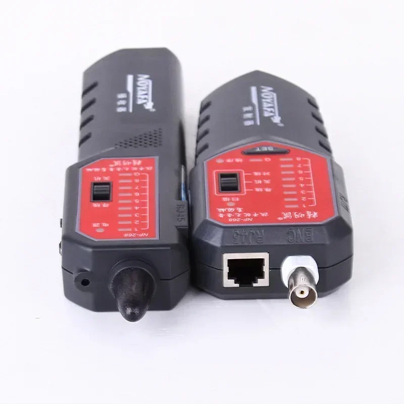 NOYAFA Draadnetwerk Telefoonkabeltester met anti-jamming voor RJ45 RJ11 NF-268