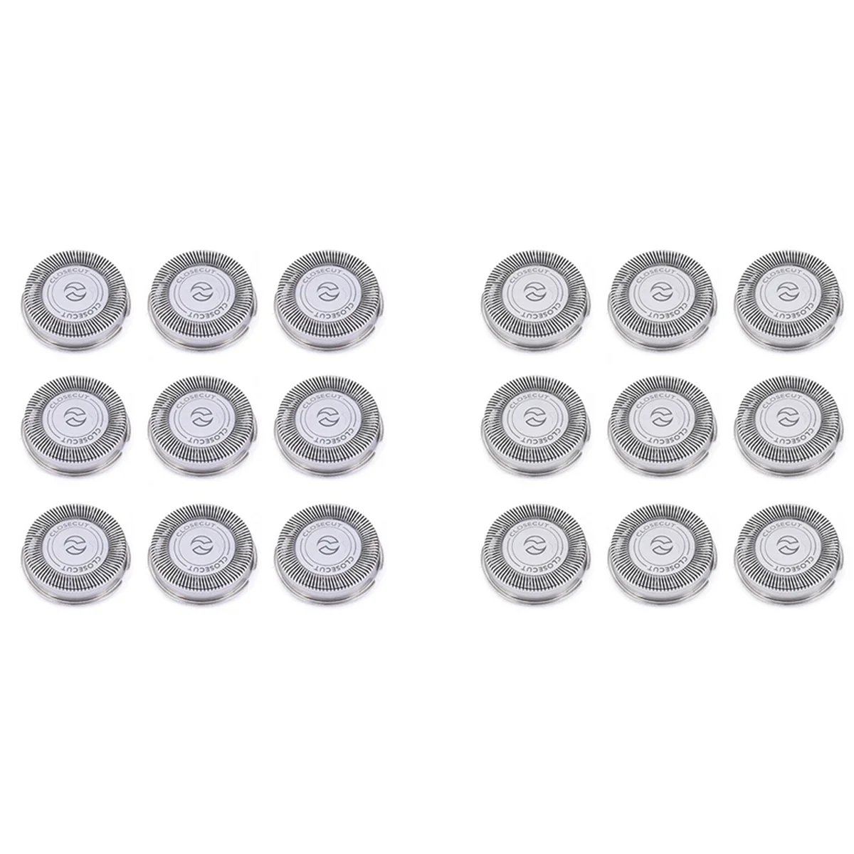 18Pack SH30 Replacement Heads for Shaver Series 3000, 2000, 1000 and S738, with Durable Sharp Blades