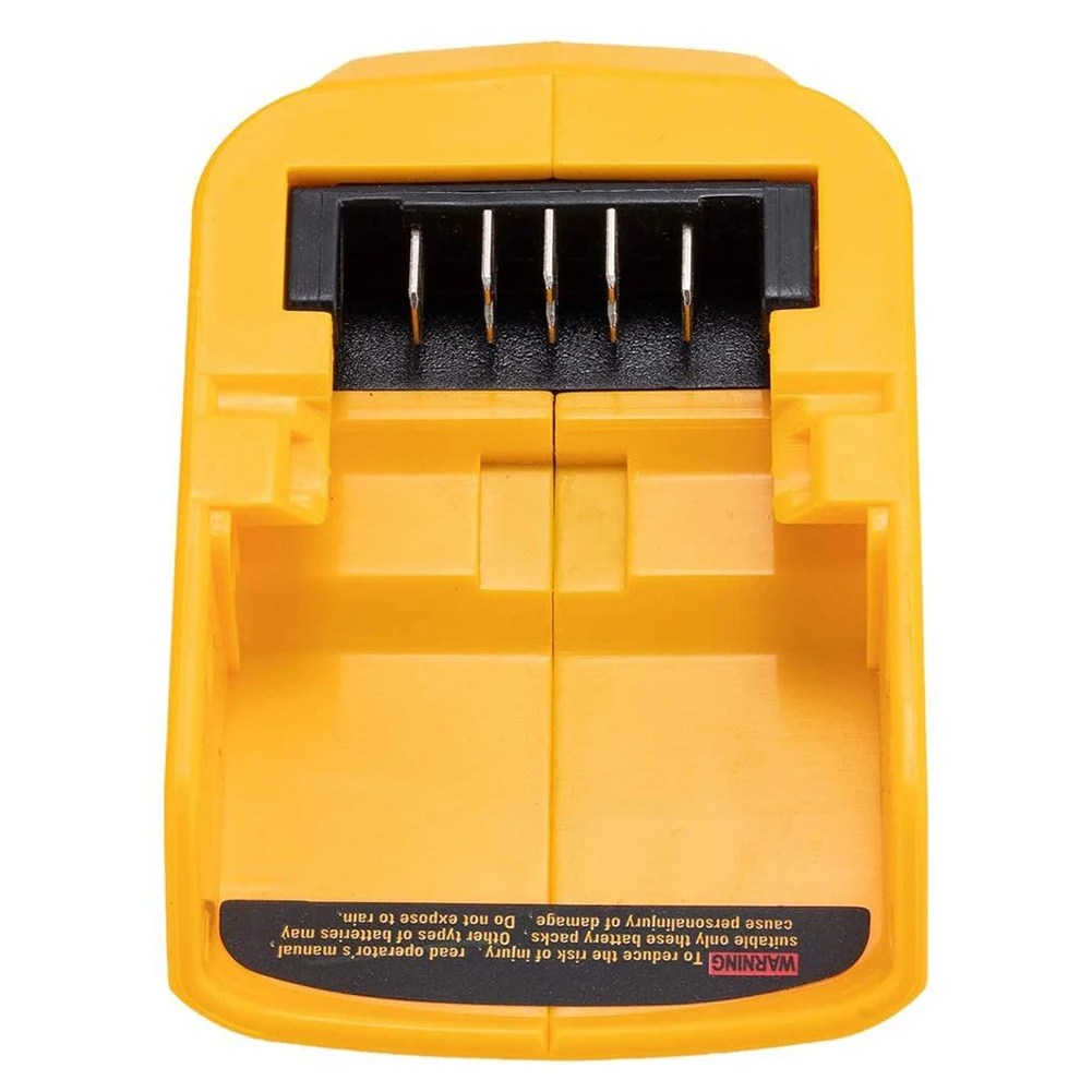 

Power Source Charger Battery Converter Converter Flash Replacement With Bulb Controller Yellow For DEWALT 14.4V/20V