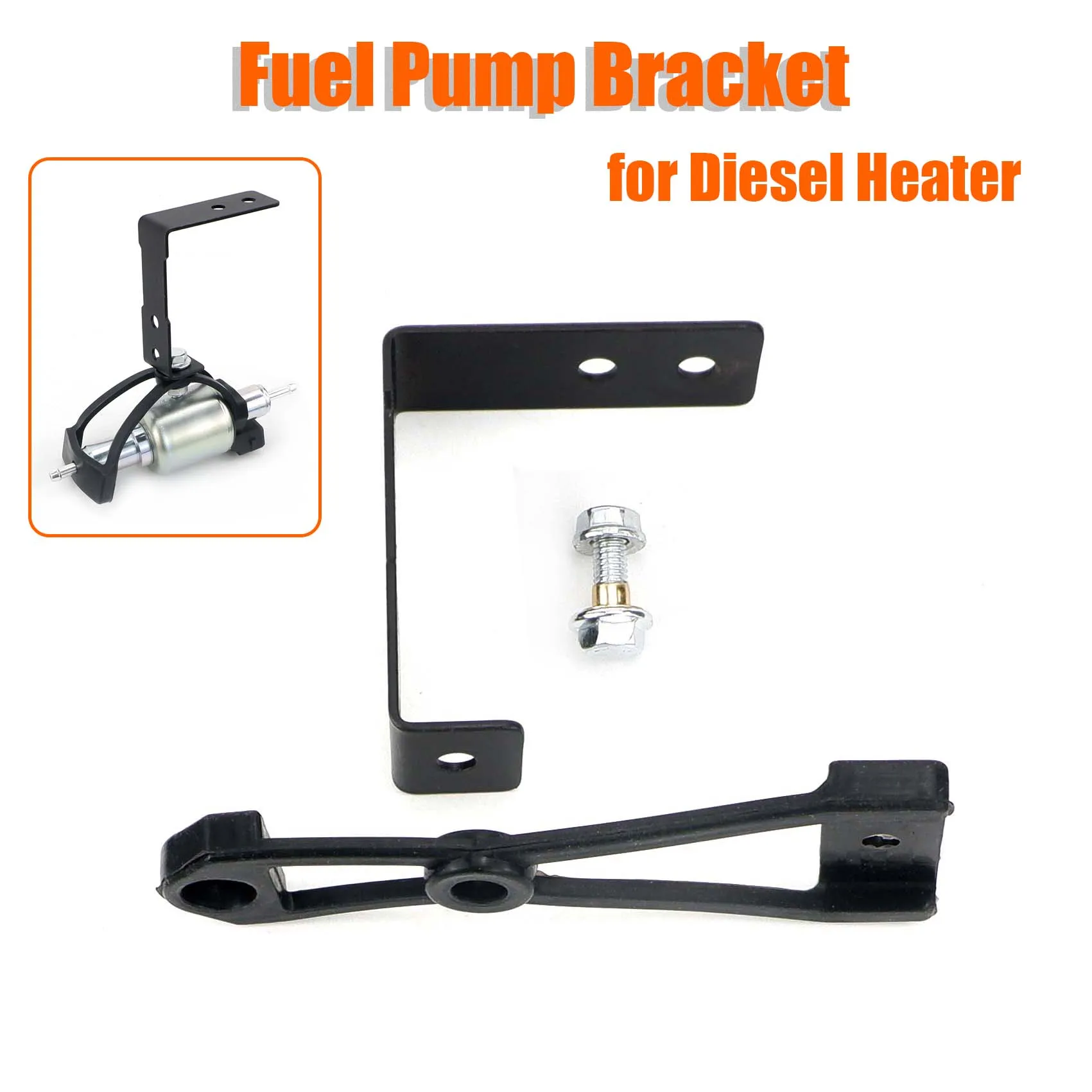 

Fuel Pump Bracket Metering Pump Holder Black For Air Diesel Parking Heater Car Truck Camper Caravan