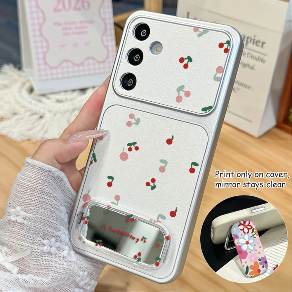 Cherry Pattern Phone Case For  - Leatherwork Drawing ulasan dan harga