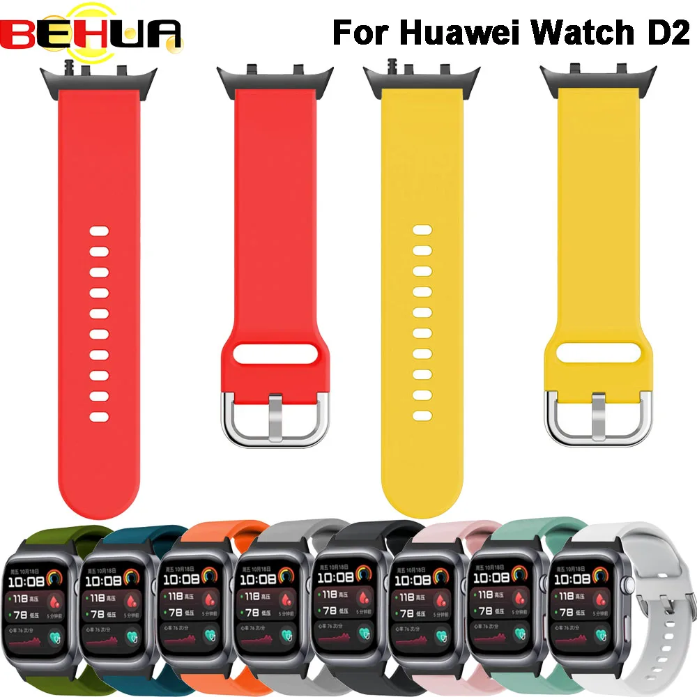 

BEHUA Sport Silicone Band for Huawei Watch D 2 Strap Smartwatch Bracelet for Huawei Watch D2 Breathable Wristband Accessories