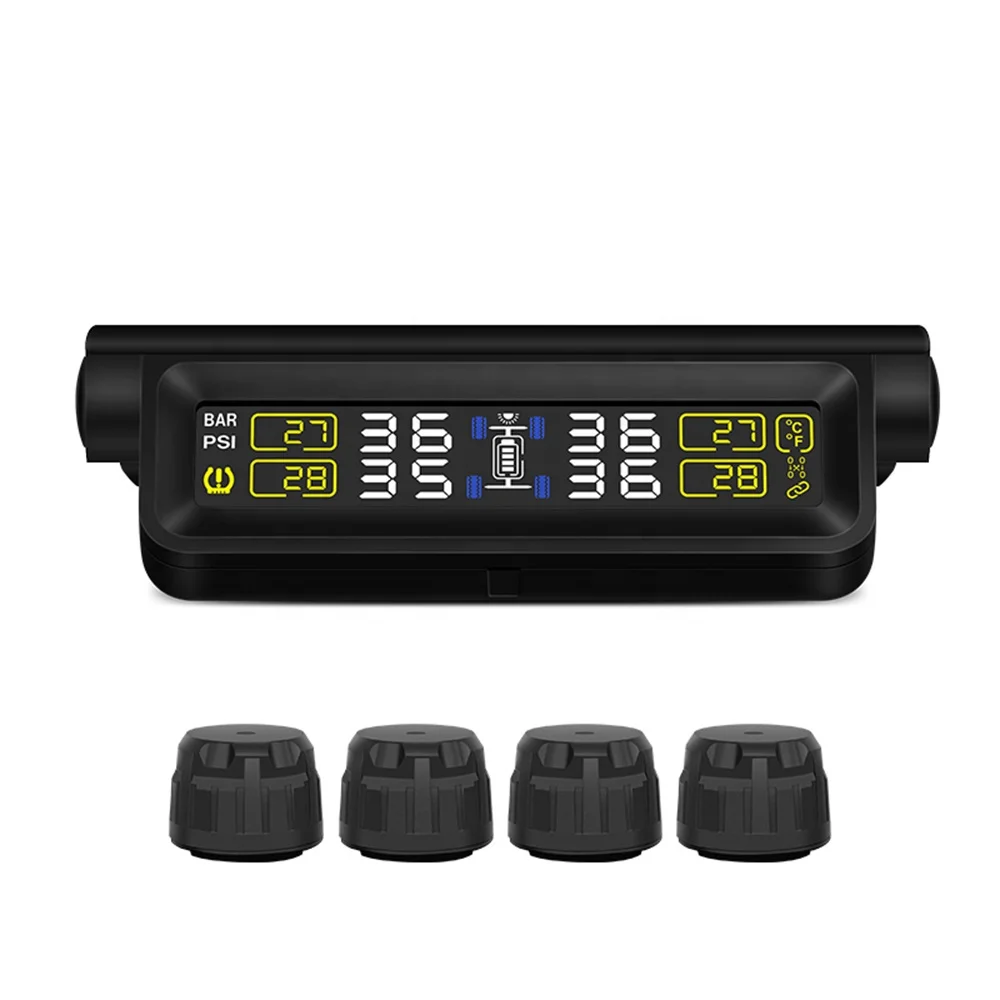 High-density Solar Panel Automotive TPMS Car Wireless Tire Pressure Monitoring System