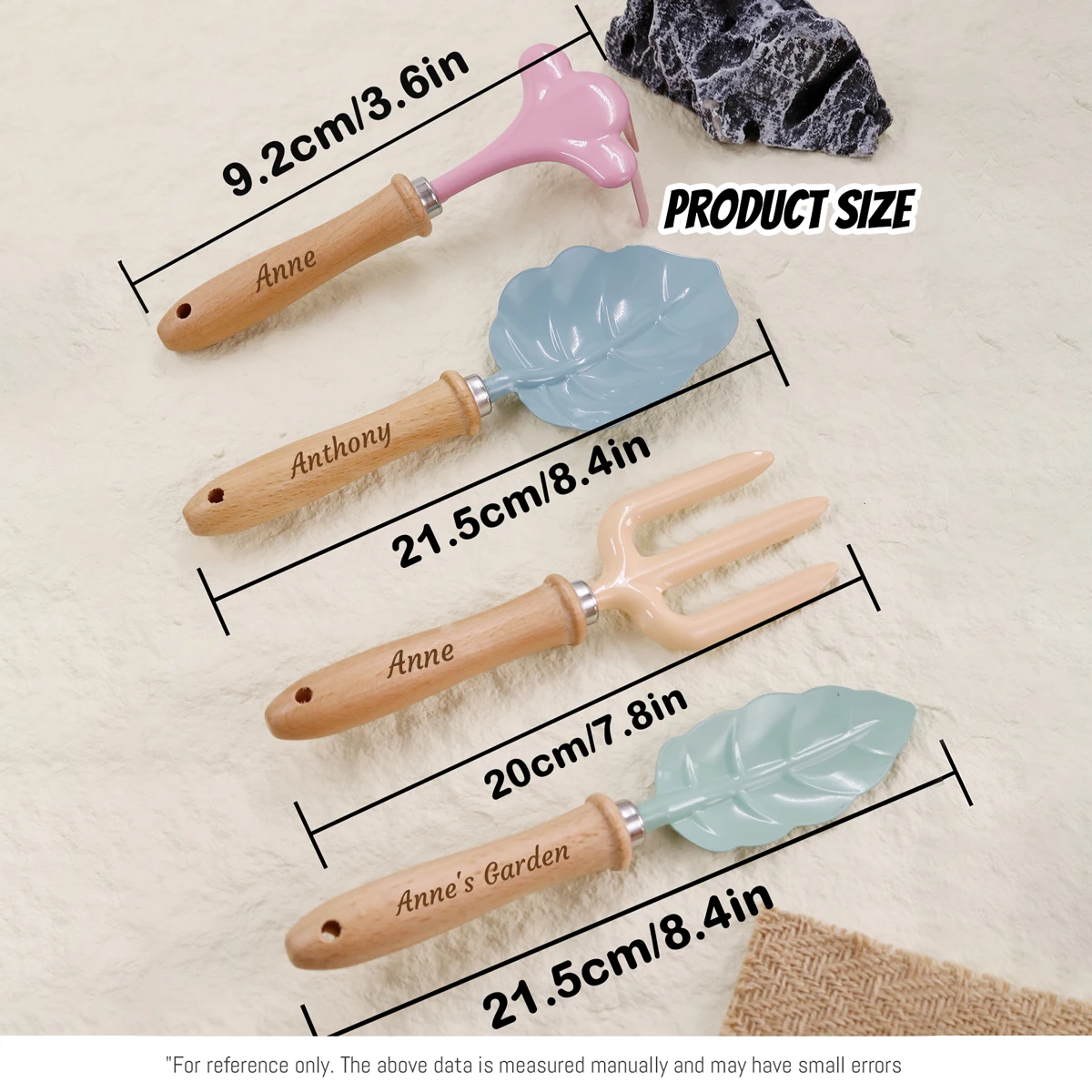 Personalized Kids Garden Tool  - đánh giá và giá Gardening Tools Names