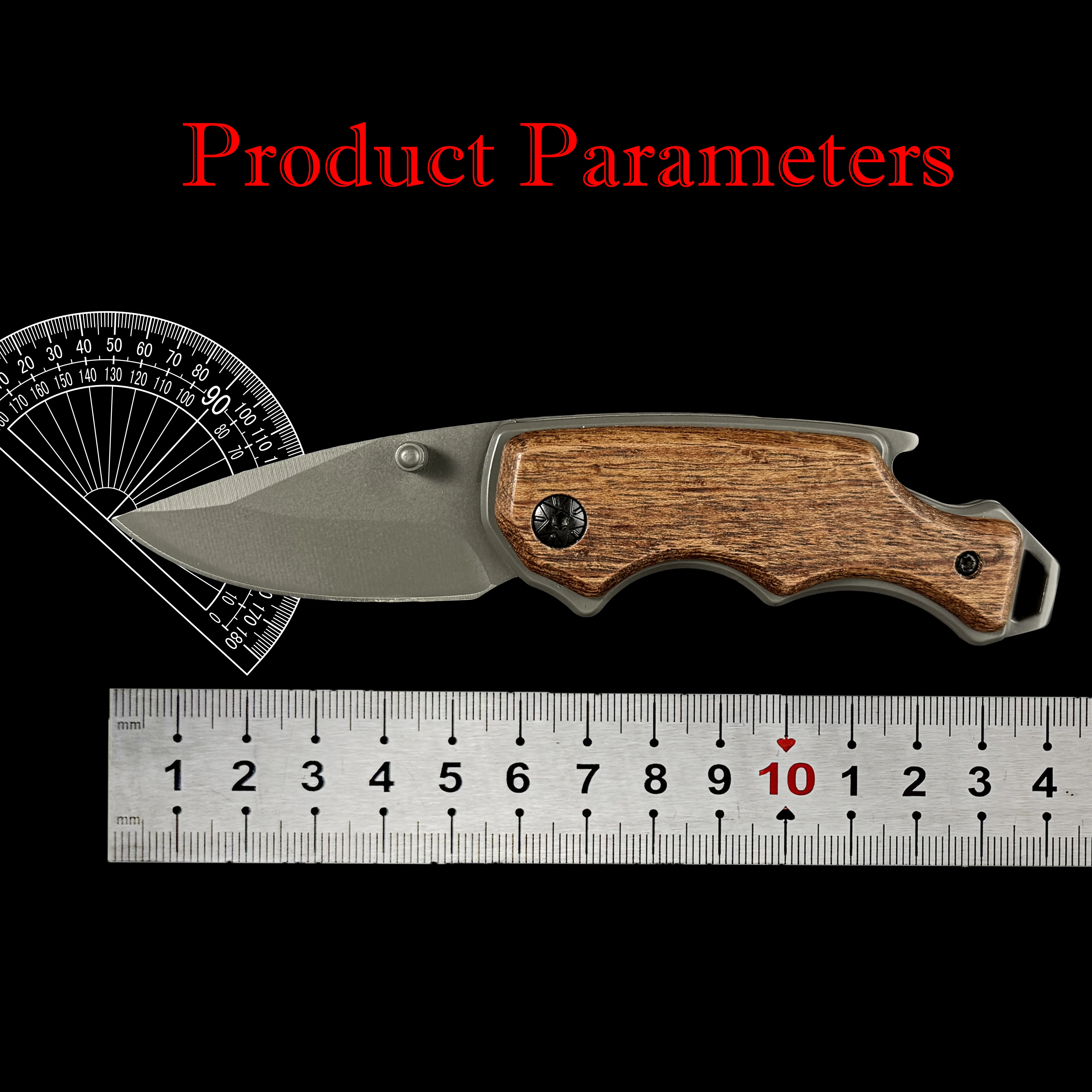 Multi-functional folding knife - EDC portable self-defense pocket knife - Stainless steel sharp fruit knife - Travel and outdoor