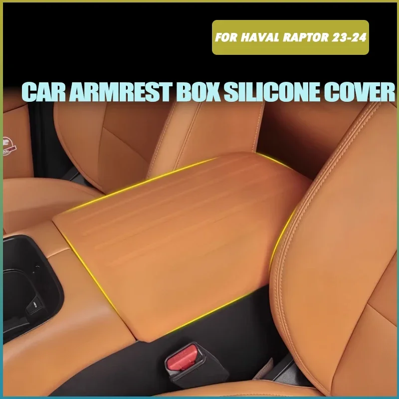 

Car Armrest Box Silicone Protective Cover Fit for Haval Raptor 23-24 Modified Car Full-cover Armrest Box Cover Upgrade Parts