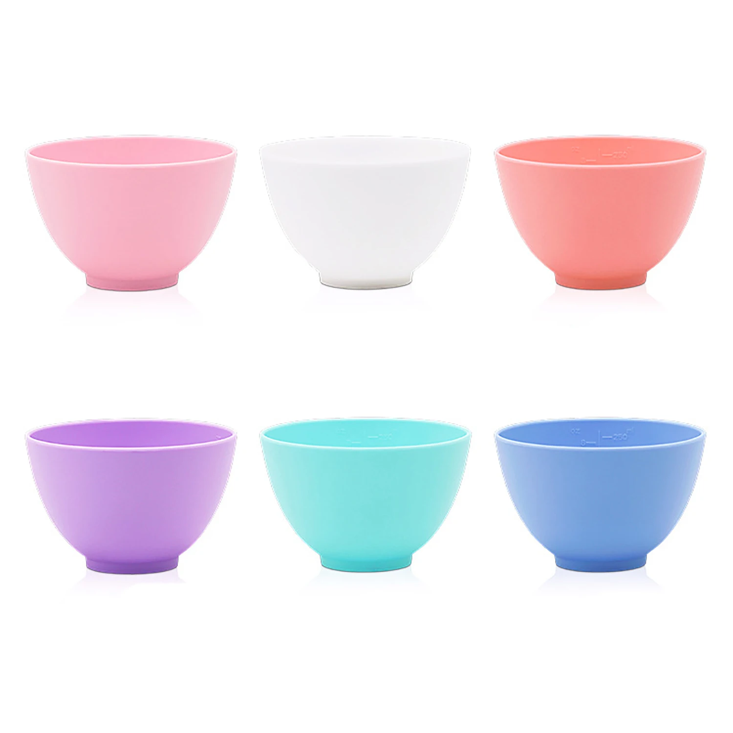 

Лабораторная силиконовая чаша для смешивания, учебное оборудование и принадлежности, маска для макияжа «сделай сам», альгинатный пластырь, гибкая чаша для смешивания