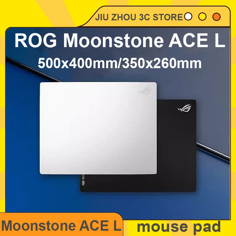

ROG Moonstone ACE L Glass Mouse Pad Upgrade Coated Full Coverage Primer Gaming Large Desk Mat Tempered Glass Pad Copy Custom