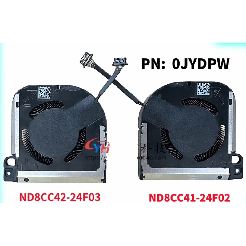 

Оригинальный охлаждающий вентилятор xyg для DELL ND8CC41-24F02 ND8CC42-24F03 R + L 0JYDPW.