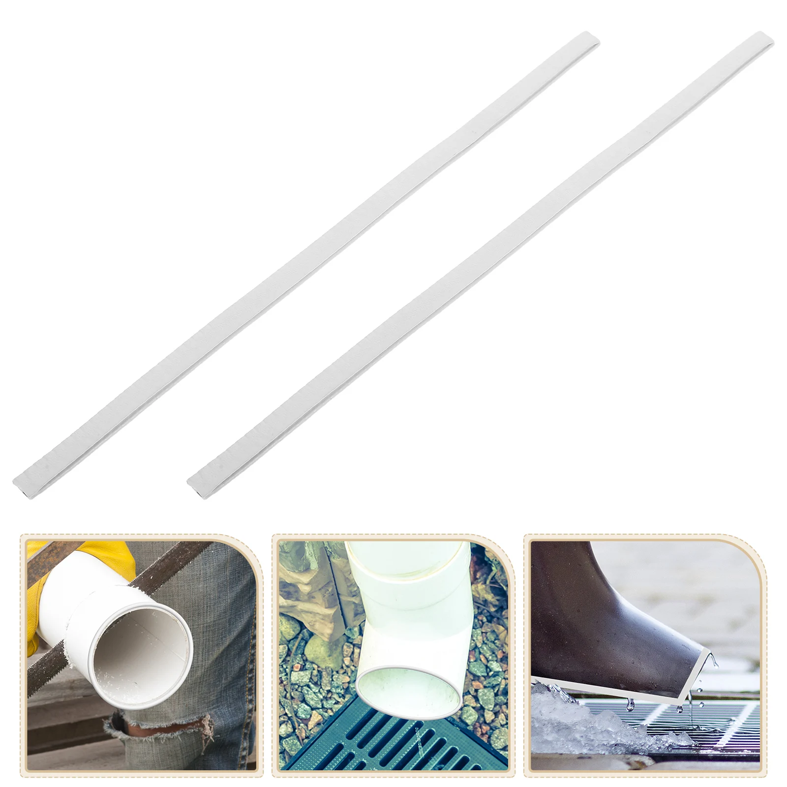 

2pcs Downspout Safety Caps Rubber Gutter Protection Cover for Kids Pets White Durable Weatherproof Garden Home Use for Drain