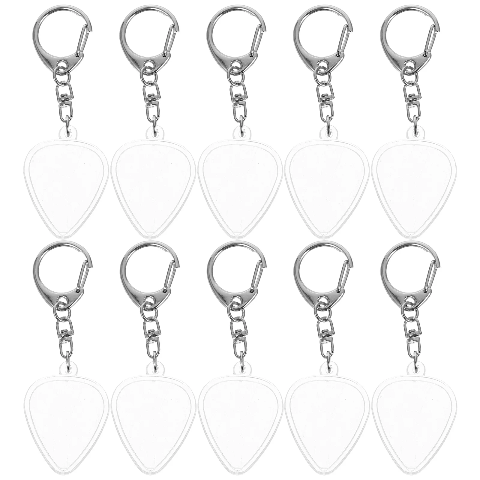 

10pcs Pick Holder Transparent Plectrum Storage Box Portable Acrylic Pick Holder For Acoustic Electric Accessories Guitar Picks
