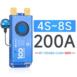 DALY 200A mart bms wifi bms Active balance bms 16s bluetooth 4S 8S 60A jk 80A100A 150A Lifepo4 Li-ion LTO jk Can bms 4s lifepo4