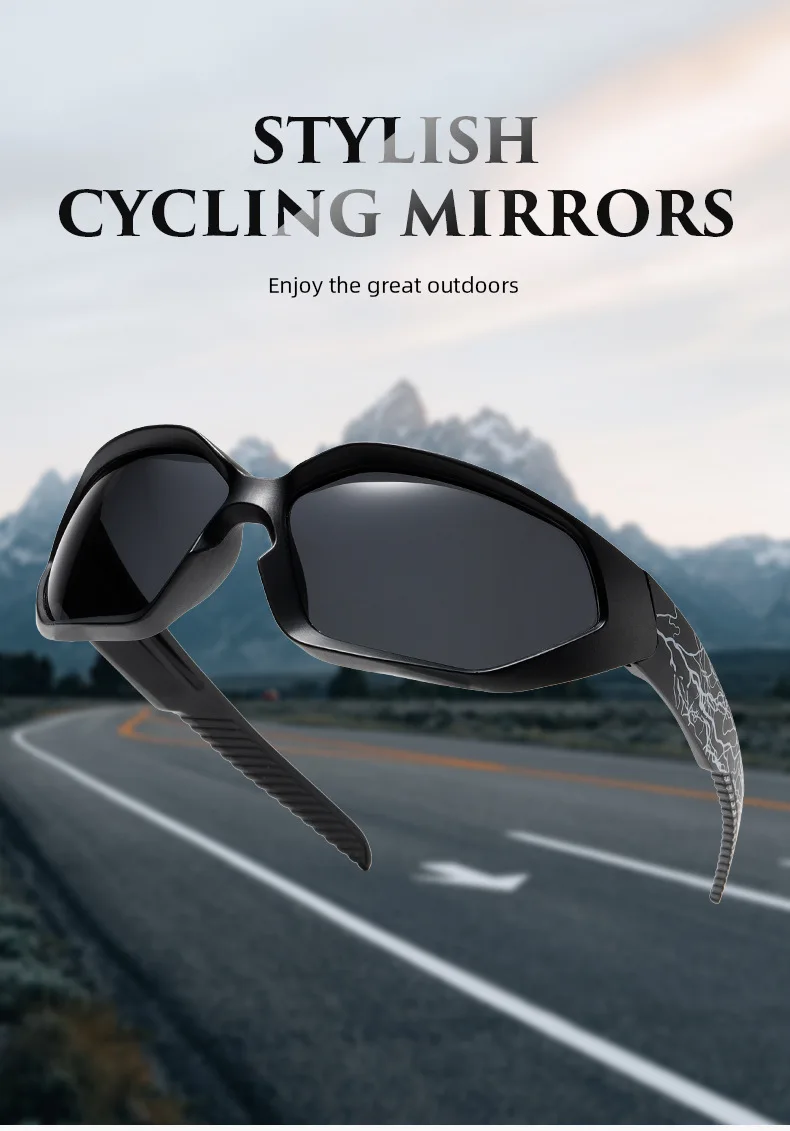HD Polarisierte Reiten Gläser Männer UV400 Schutzbrille MTB Goggle Sport Radfahren Camouflage Sonnenbrille Outdoor Brillen – Detail 4