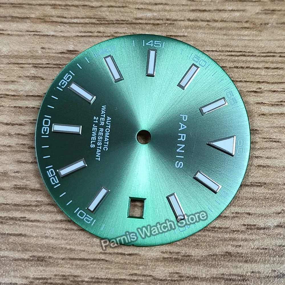 Циферблат 30,8 мм для часов Miyota 8215 Mingzhu 2813, пластина для часов Parnis Wirstwatch