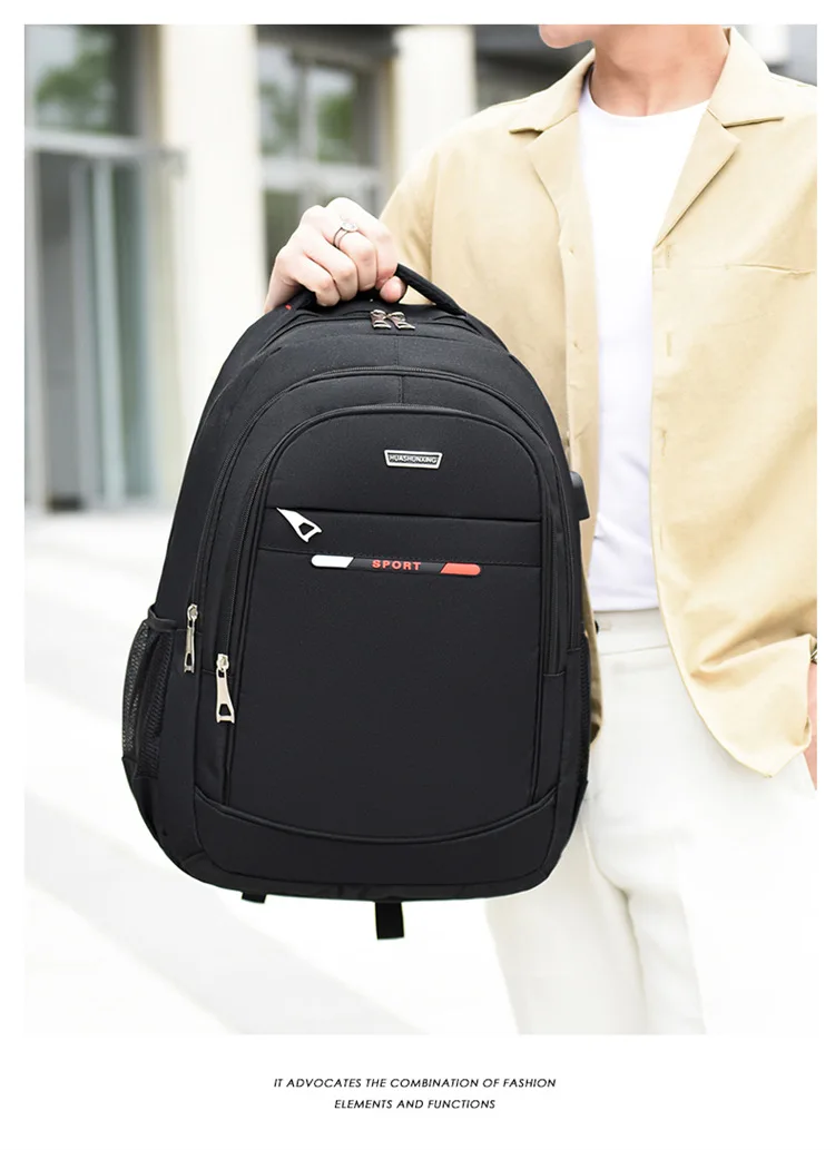 Comfortable Padded Backpack with Anti-scratch Oxford Material and Multiple Pockets for Electronics Books Clothes on Trips