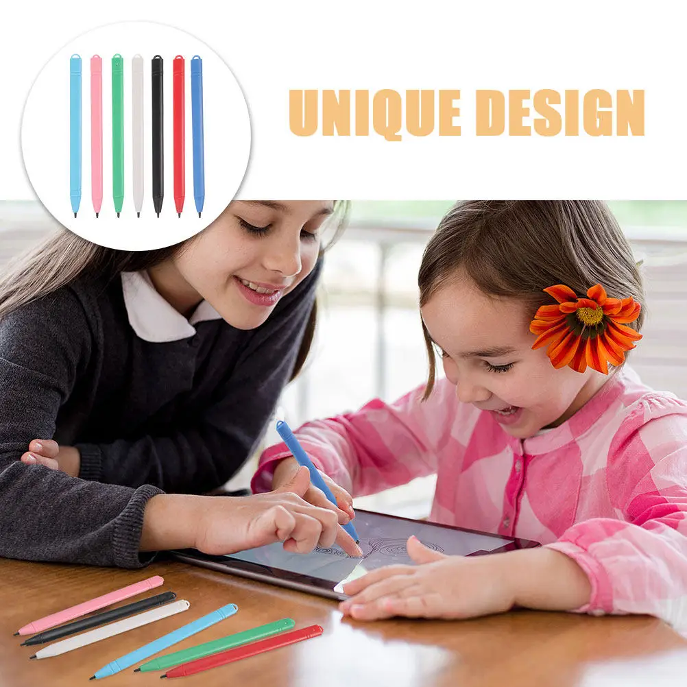 14Pcs Stylus Pen for Writing Tablet LCD Doodle Board Kids Educational Stylus Pen Pressure Sensitive Line Thickness Control