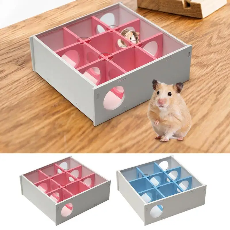 Hamster Multi Chamber Hide 9 Chamber Maze Tunnel Spacious Multi-Room Hideouts Hamster Tunnel Toys For Small Breeds & Guinea Pigs