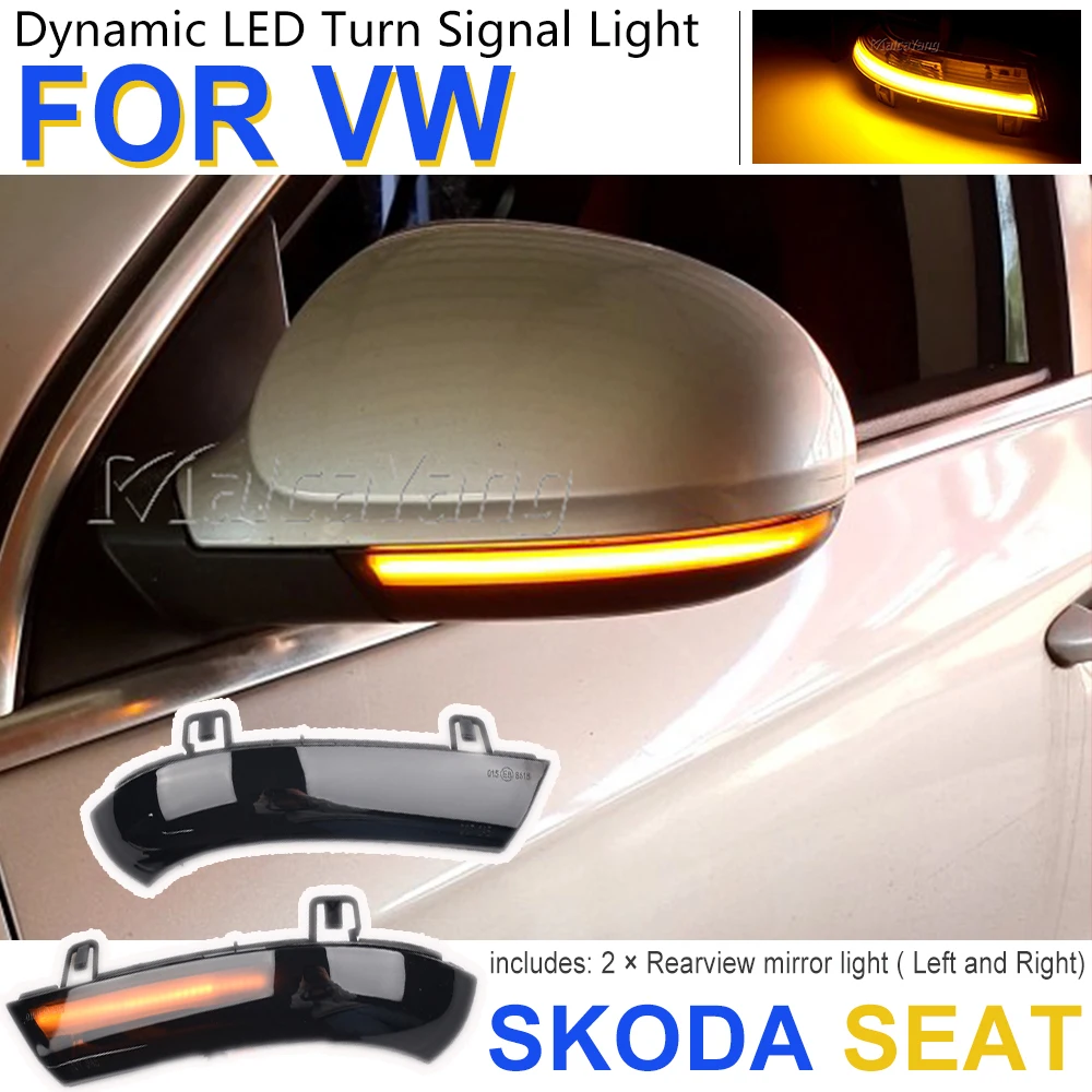 Dynamischer Blinker LED-Blinker für Volkswagen GOLF 5 GTI Plus MK5 Jetta Passat B6 B5.5 Variant EOS Sharan für VW Pfeilblinkleuchte – Detail 10