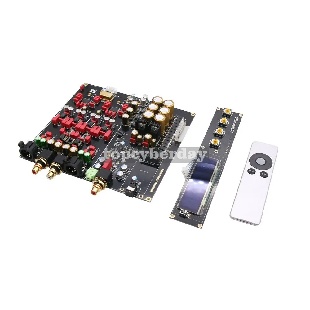 

Dual ES9038PRO Decoder DAC Board For DSD Decoding 384K Lossless Fiber Coaxial