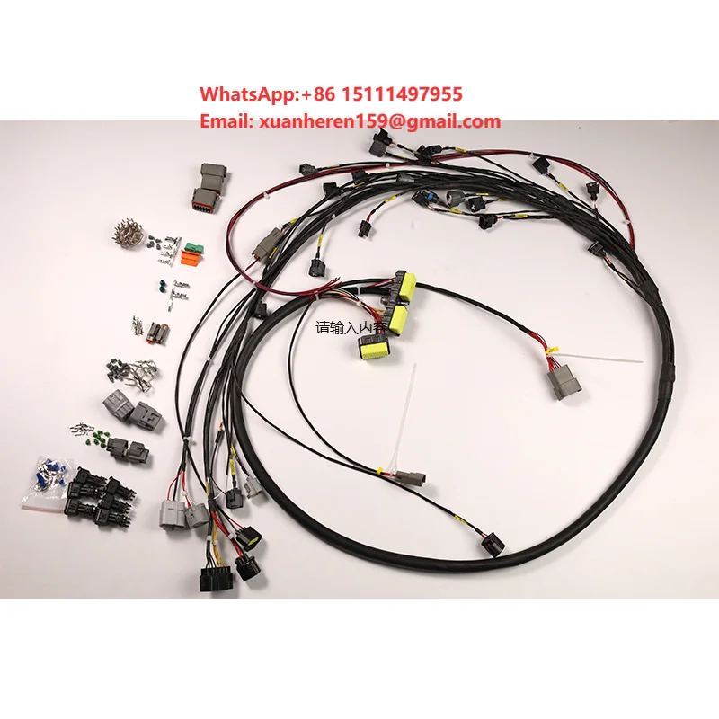 2jz 2jzge 2jzgte 2jz Gte Engine High Performance Wiring Harness for AEM Haltech Fueltech Link Ecu