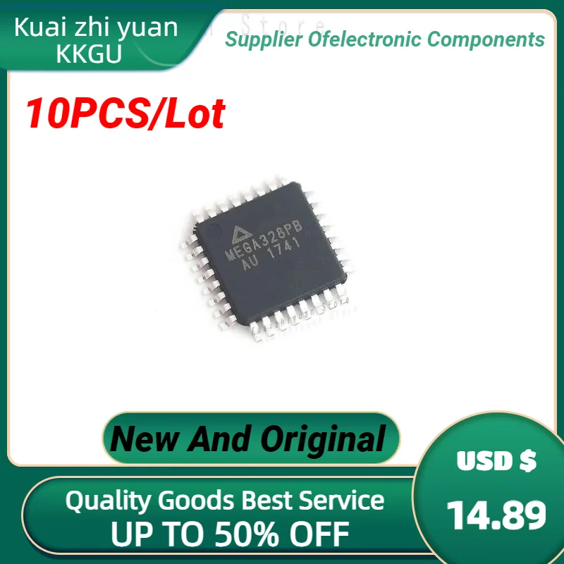 

10PCS/Lot New And Original ATMEGA328PB-AU ATMEGA328PB MEGA328PB-U ATMEGA328PBAU TQFP32 Microcontroller TQFP-32 Quality Goods