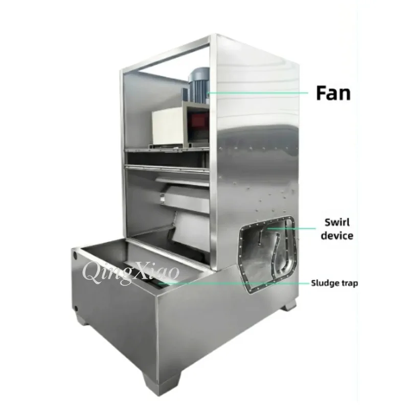 Pump‑Free Water Cyclone Wet Dust Collector Industrial Grinding Polishing Combustible Dust Suction & Air Purification Equipment