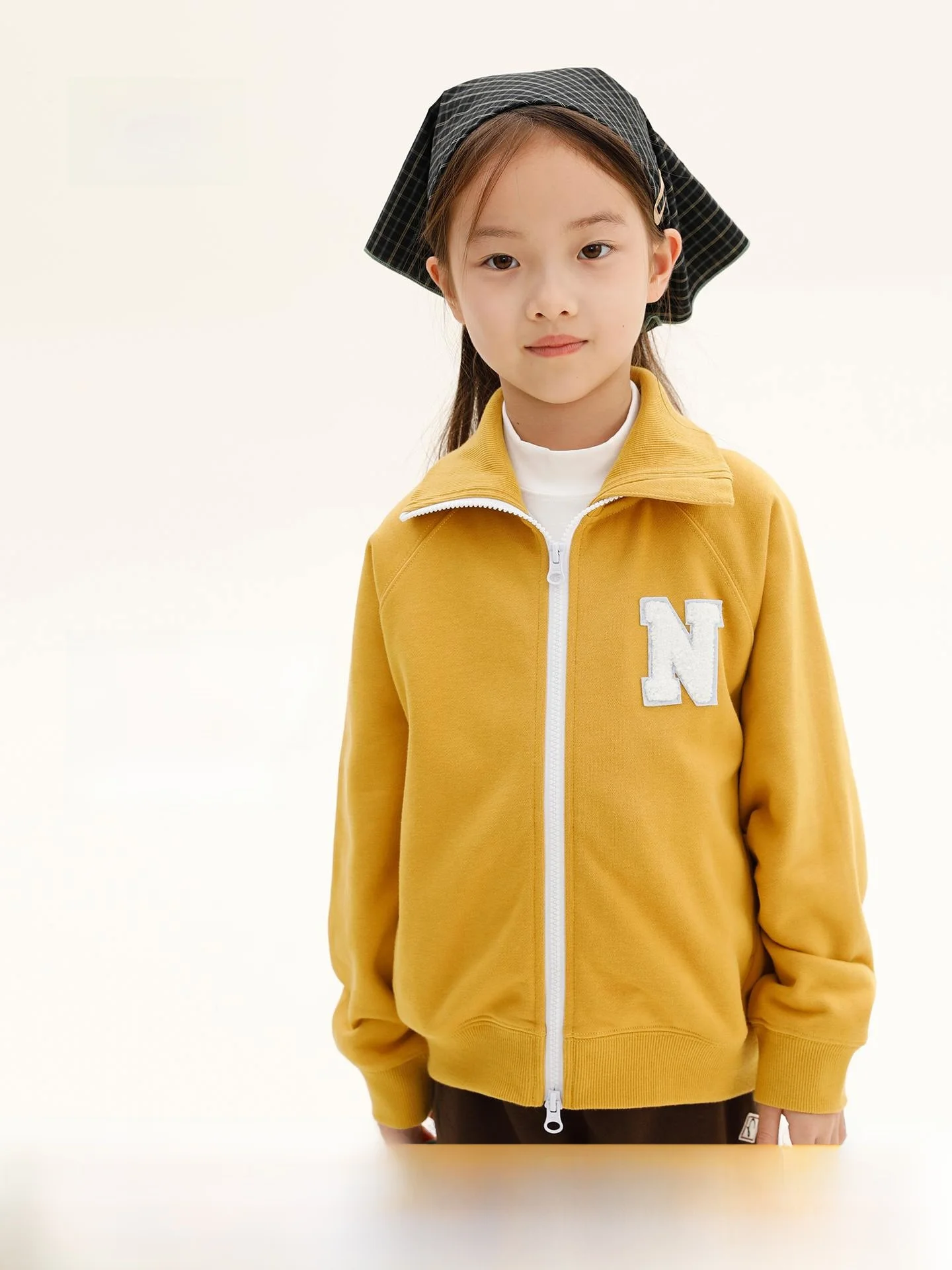 children's-spor-hoodie-sweatirt-with-stand-collar-and-double-zipper-design-reflective-for-boys-and-girls-vintage-loopba