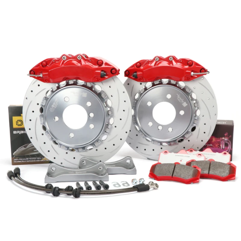 18 inch SUV auto racing brake system big brake kits 6 pot modified for subaru dodge mitsubishi