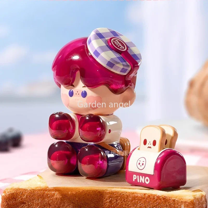 

POP MART Pino Raspberry Jam Elevator Handmade Collection Figurine Model Anime Action Figure Toys Kawaii Doll Mystery Box