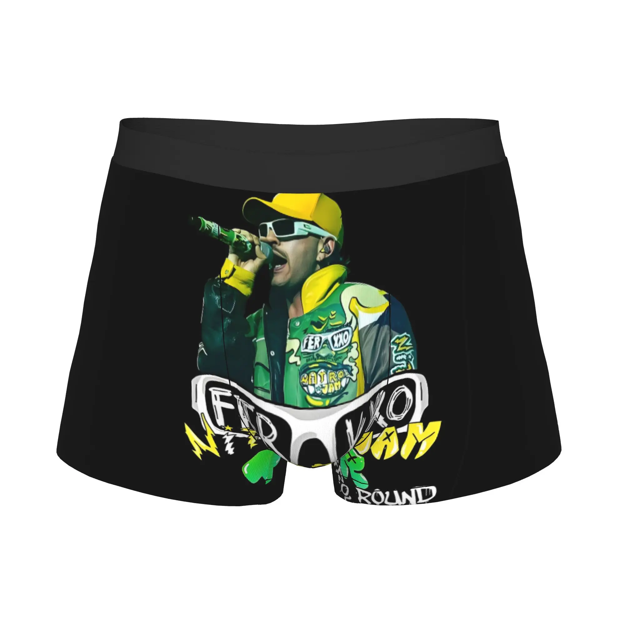 Singer Feid Ferxxo Boxers Shorts Mens  Briefs Underwear Novelty Underpants