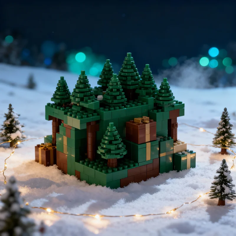 

279 деталей MOC: Модель бойовой платформы для битвы на укреплениях, конструктор, архитектурный набор, креативная идея для сборки, игрушки-кирпичики, рождественский подарок для детей