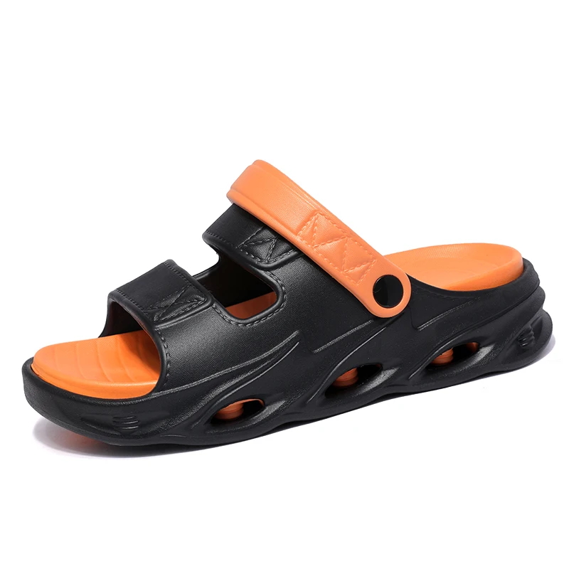 

Men's Summer Beach Sandals Unisex Casual Garden Clogs Outdoor Wide Toe Cross Sandals For Ladies Non Slip House Shower Slippers