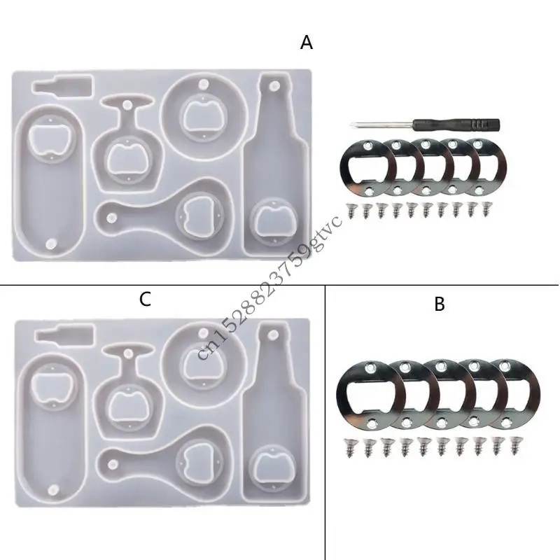 

D0uf 1 Set Botless Openler Plomt Lesin Плесень силиконовые шкафы