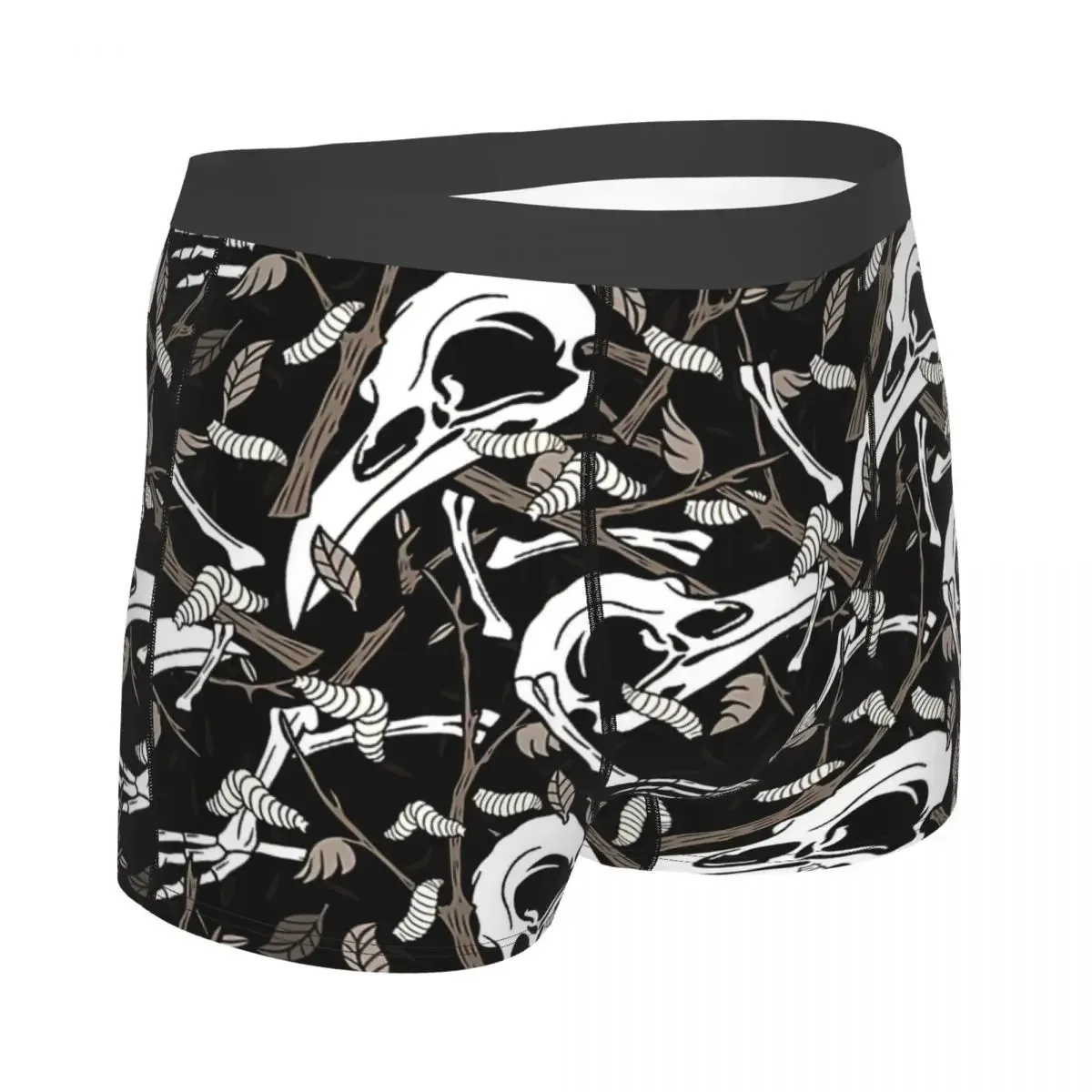 Decay Bones Men Boxer Briefs Highly Breathable Underwear Top Quality Print Shorts Birthday Gifts