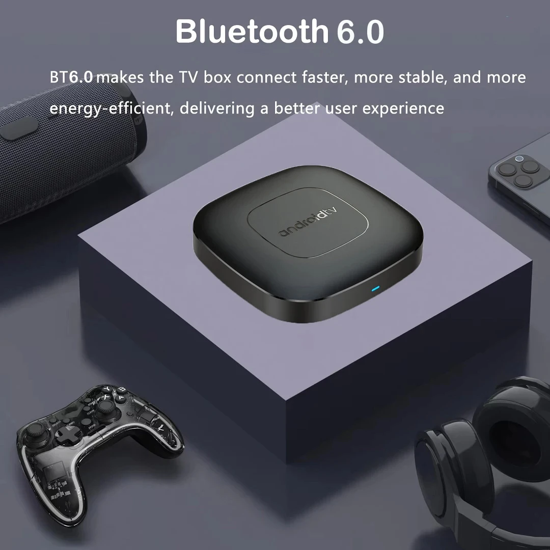 Android 16 Smart TV Box 8GB 128GB  32G 64G Google Assistant Dual Wifi 5G 8K Video Media Player Set Top Box Fast PK3518 view 4