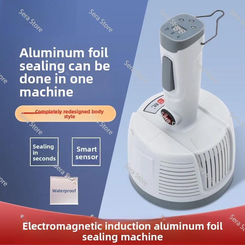 Semi-Automatic Aluminum Foil Sealing Machine for Beverages Easy to Operate Heat Sealing on Jars Cans Bags Barrels