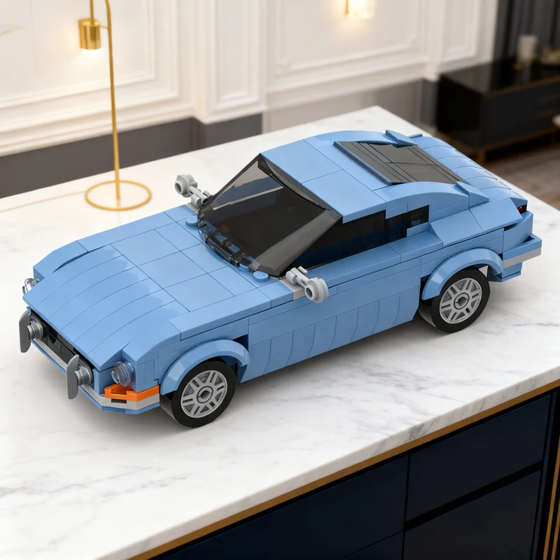 329pcs MOC Datsun 240z City Champions Model Building Blocks Toy Architecture Christmas Gifts 3D Assemble Creative DIY Brick