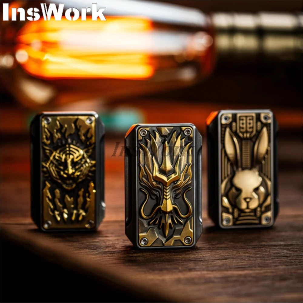 WANWU EDC Push Slider Year Of The Dragon Limited Edition Metal Stress Relief Toy