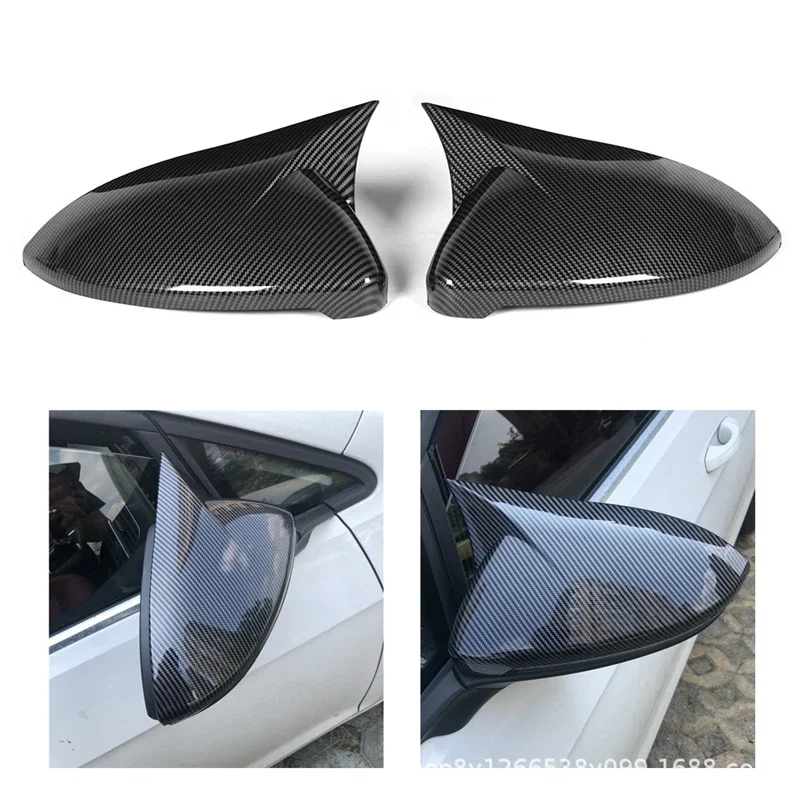 

Car Rearview Side Mirror Cover For VW Golf MK7 7.5 Touran Sportsvan 2014-2019 Carbon Look Side Mirror Cover Trim Cap Shell Case