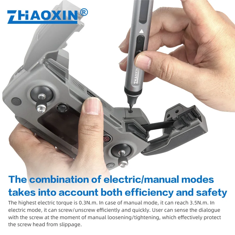 ZHAOXIN Rechargeable Cordless Electric Screwdriver Large Capacity Power Screw Driver Set Precision Equipment Repair Multi-Tools