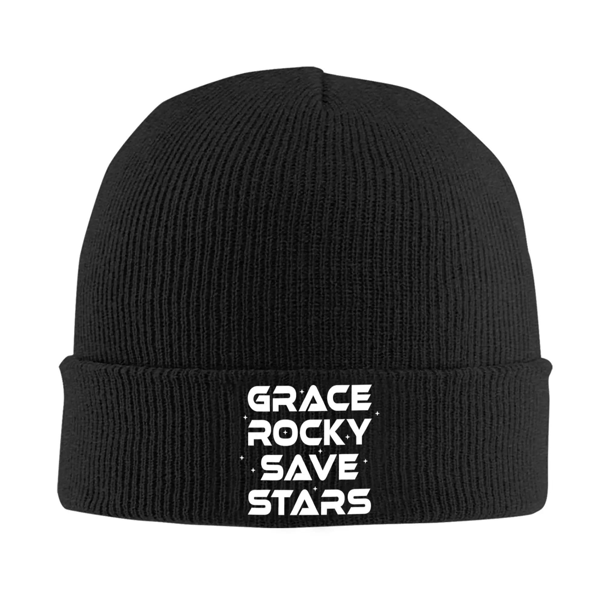 Project Hail Mary Grace Eridani-Rocky Star Knitted Hat Women Men Beanies Autumn Winter Hot Sale Hat Acrylic  Poster Hip Hop Cap